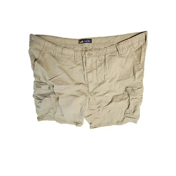 Lee Men's Cargo Tan Brown Shorts Size 52 - Picture 1 of 5
